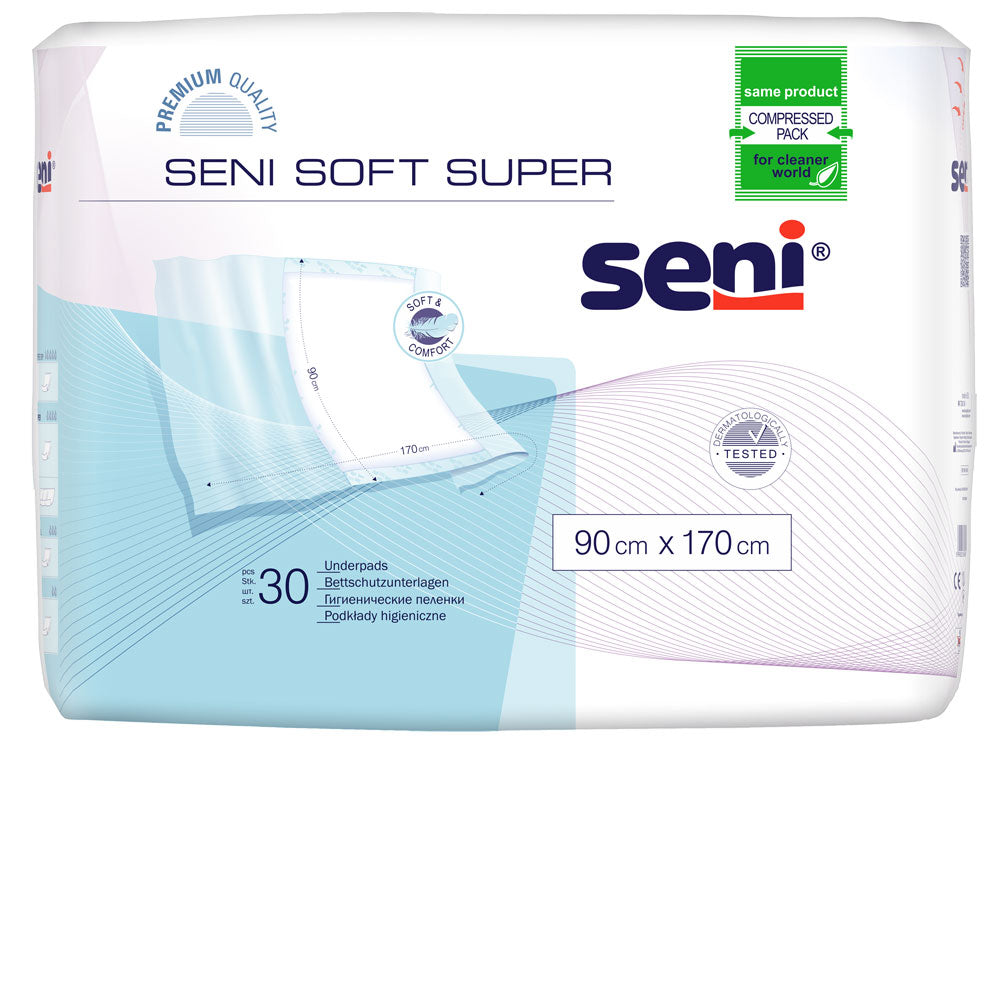Seni Soft Super 90x170 cm (1X30 STK.) mit Seitenflügeln