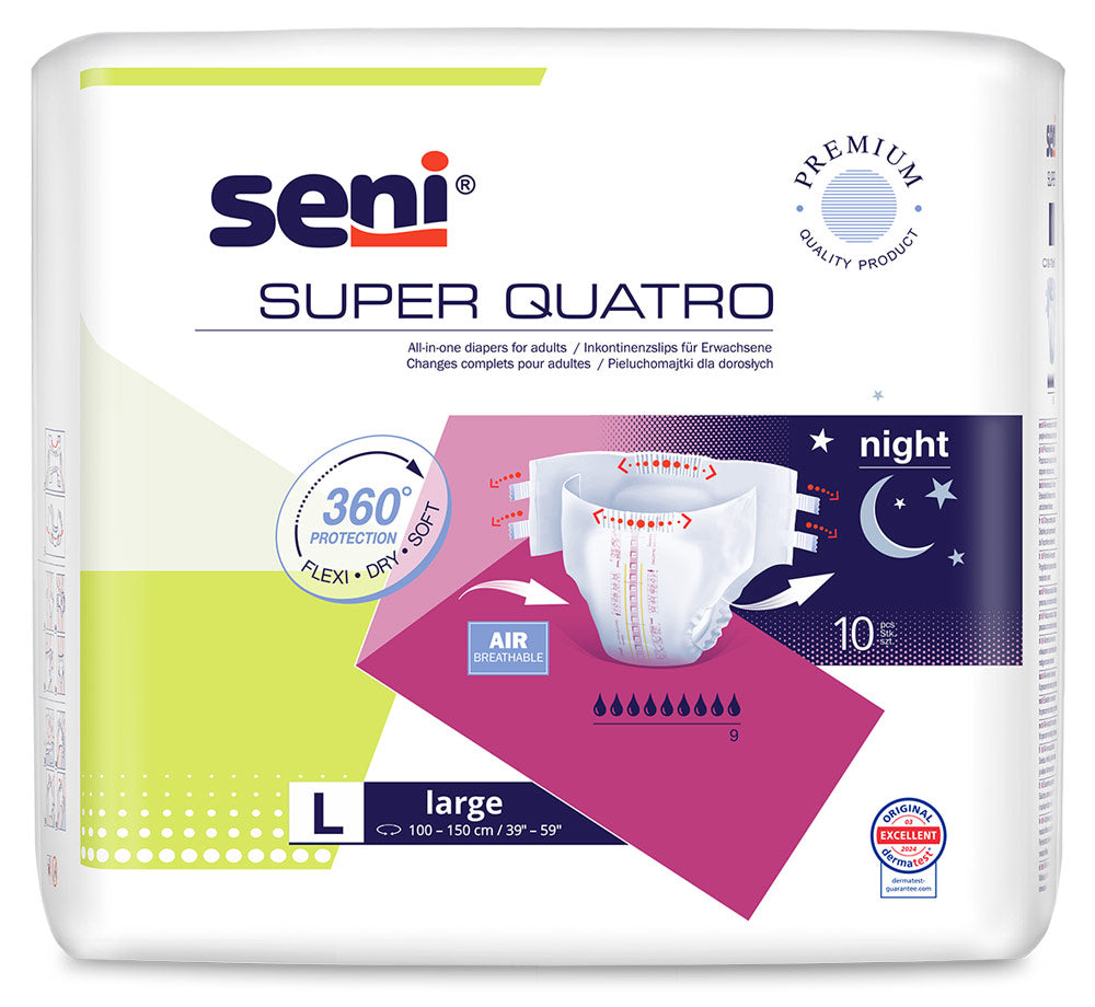 Seni Super Quatro Large (1X10 STK.)