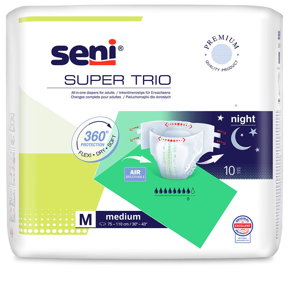Seni Super Trio Medium (1X10 STK.)