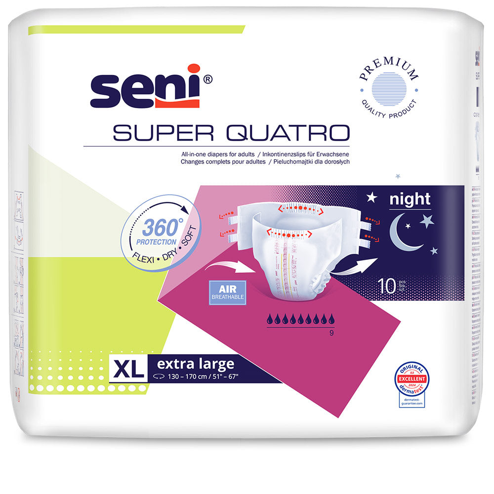 Seni Super Quatro Extra Large (1X10 STK.)