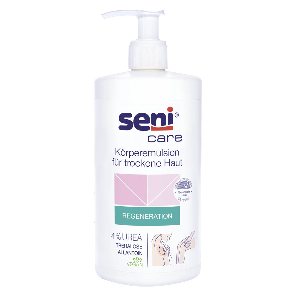 Seni Care Feuchtigkeitspendende Körperemulsion mit 4% Urea (500 ML)