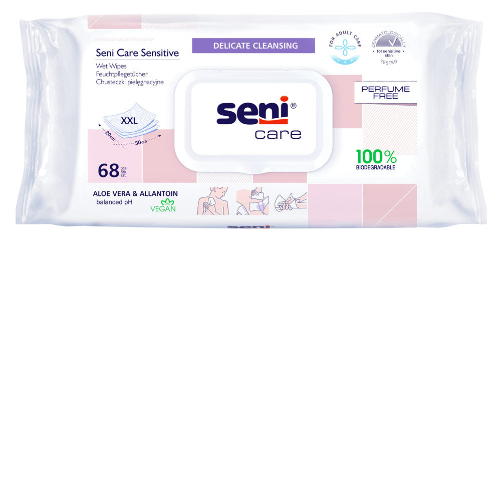 Seni Care Feuchtpflegetücher Sensitive (68 STK.)