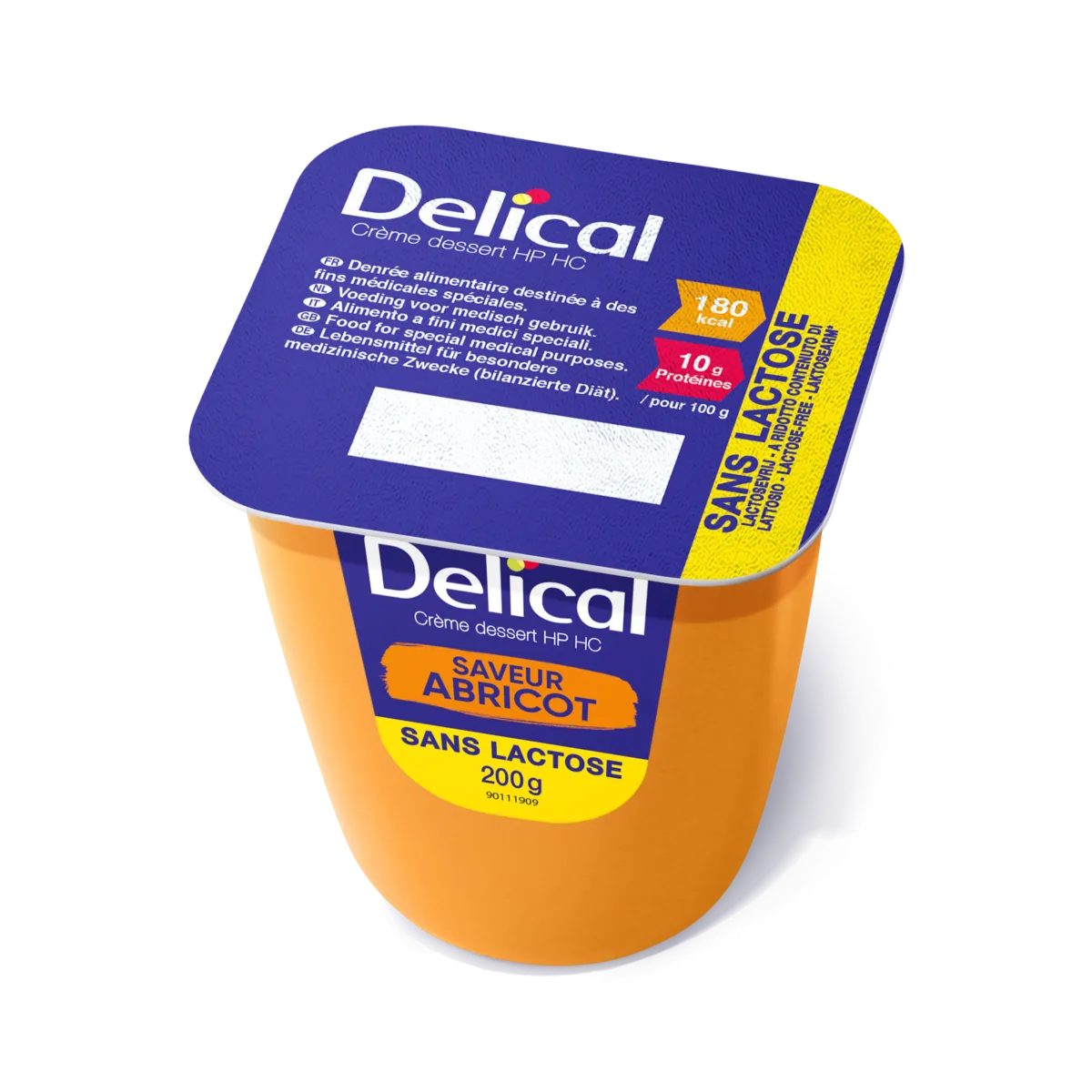 Delical Dessertcreme HP HC Laktosefrei, Aprikose (1X24 STK.)