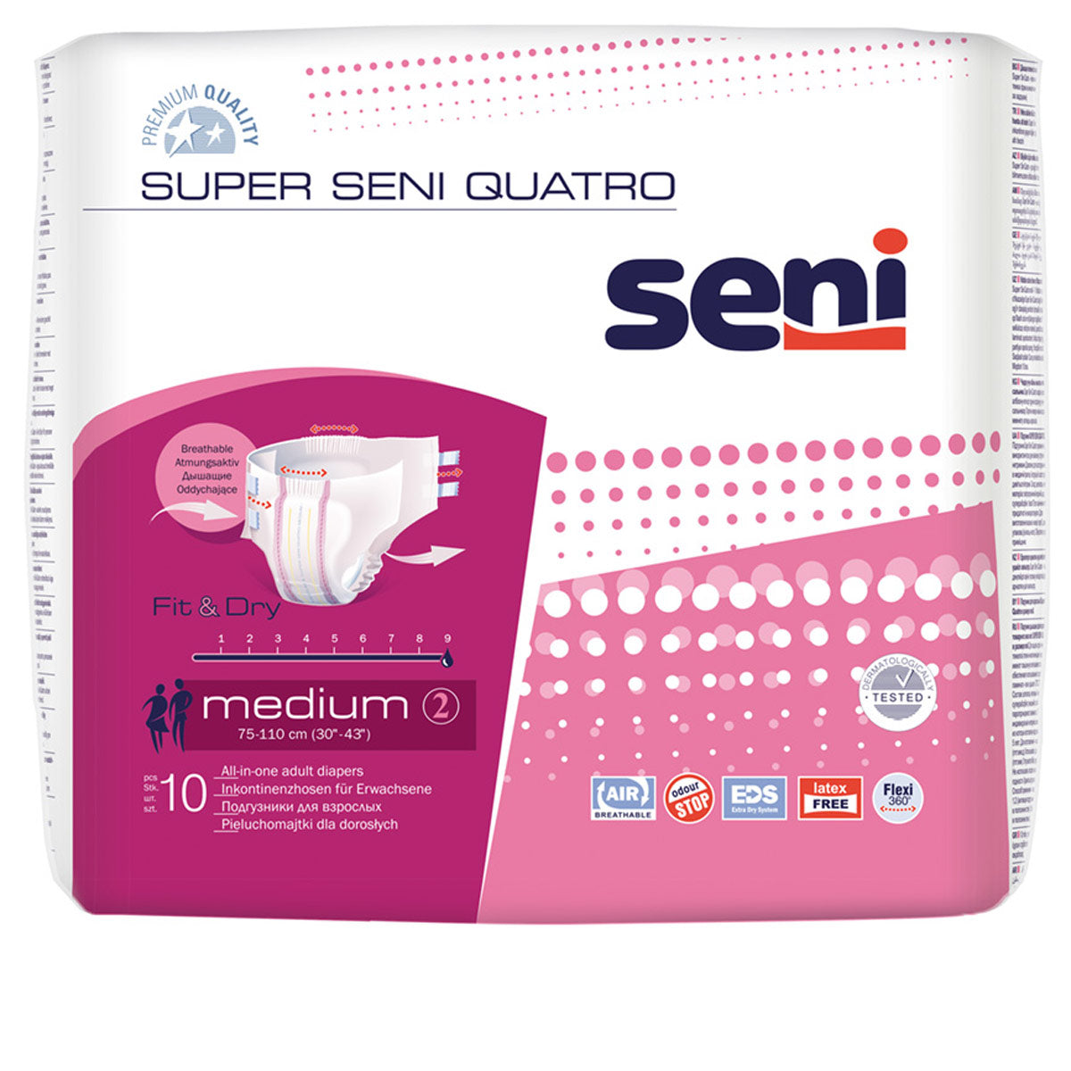 Super Seni Quatro Medium (1X10 STK.)