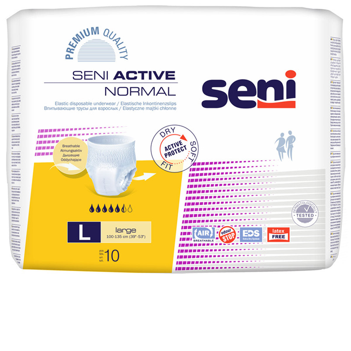 Seni Active Normal Large (1X10 STK.)