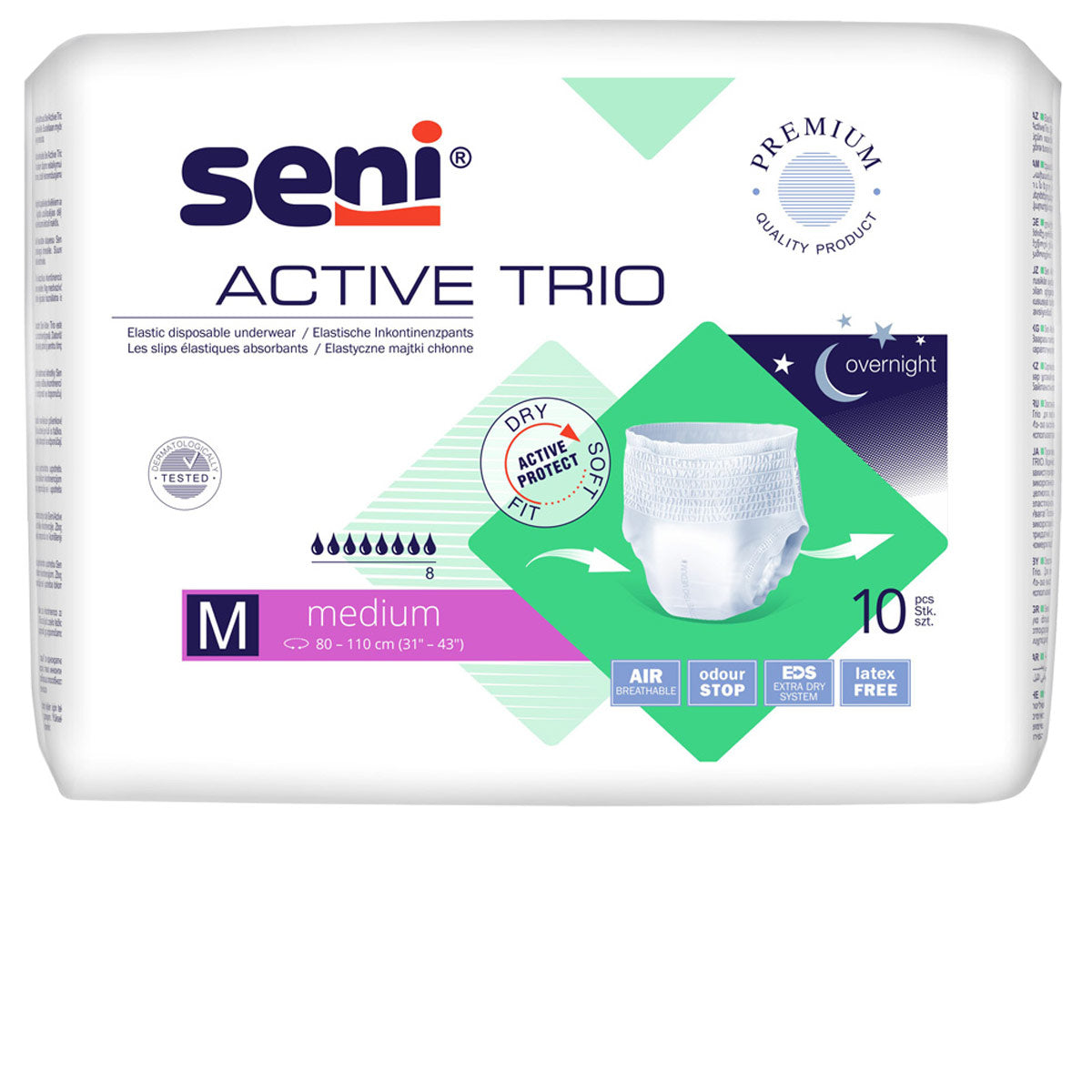 Seni Active Trio Medium (1X10 STK.)