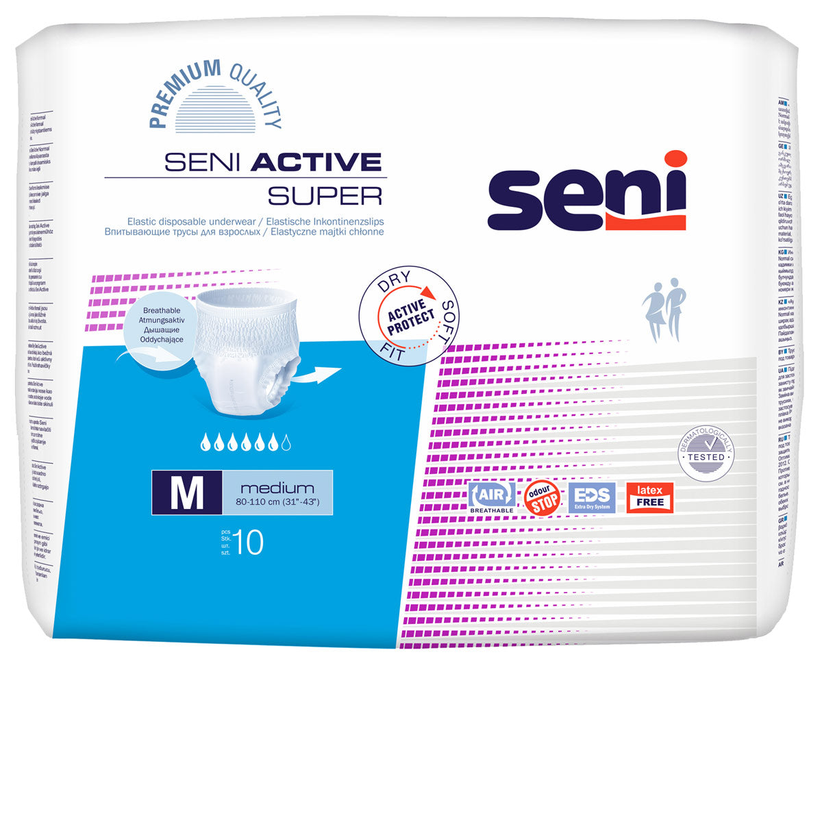 Seni Active Super Medium (1X10 STK.)