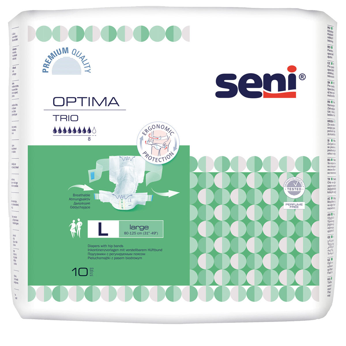 Seni Optima Trio Large (1X10 STK.)