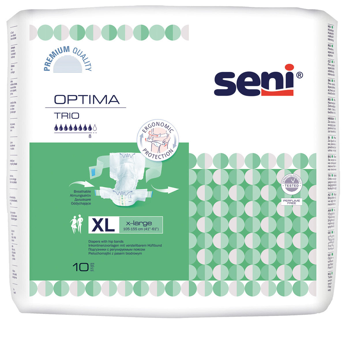 Seni Optima Trio Extra Large (1X10 STK.)